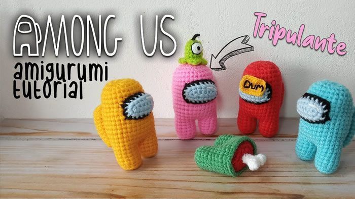 Among us crochet amigurumi 