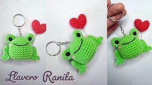 DIY Llavero Ranita a crochet