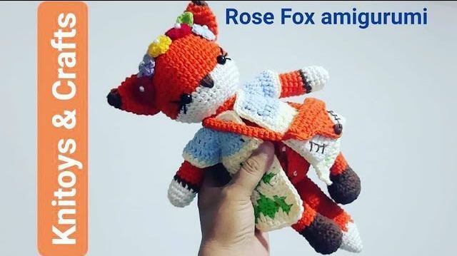 DIY Muñeca Rose fox amigurumi