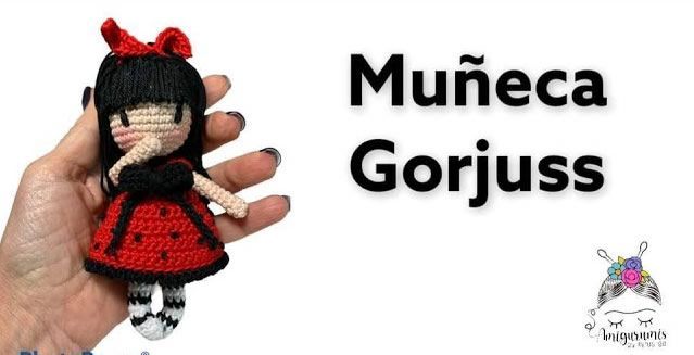 Muñeca mini Gorjuss amigurumi