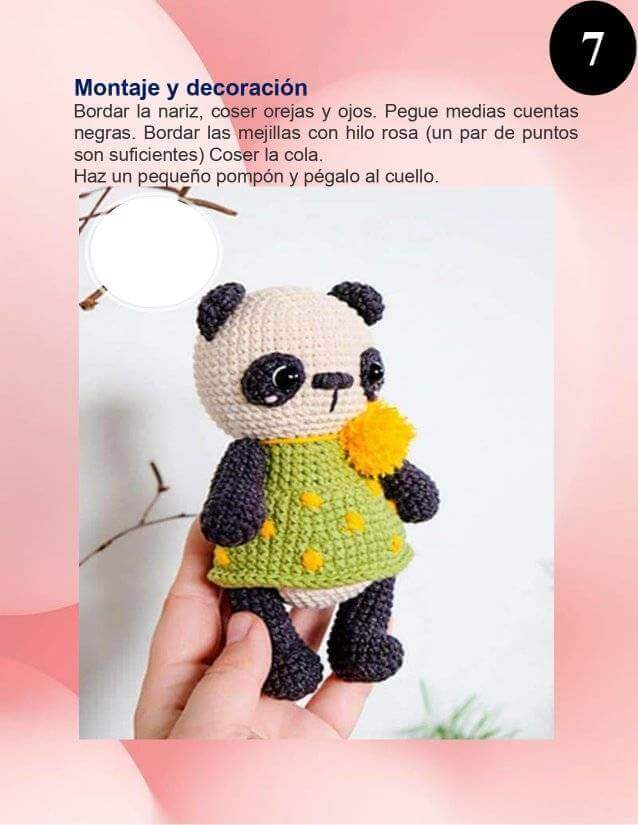 oso panda vestido 1