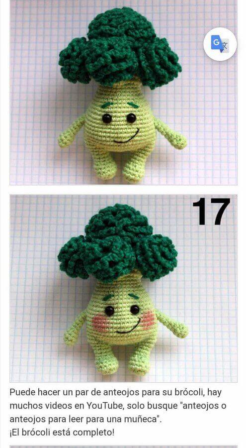 Brócoli Bebé amigurumi