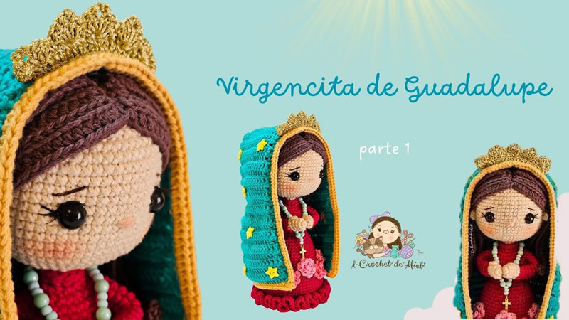 Virgen de Guadalupe amigurumi